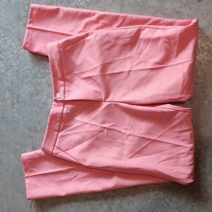 New Component coral pink highwaist pants size 28 waist